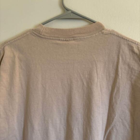 Vintage Bayside FREE HUGS TShirt Short Sleeve Brown and Purple Size Large - Picture 5 of 5